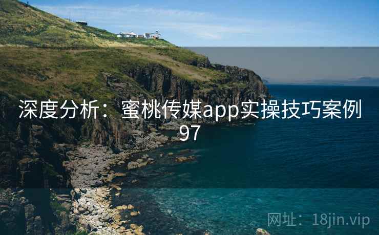 深度分析：蜜桃传媒app实操技巧案例97