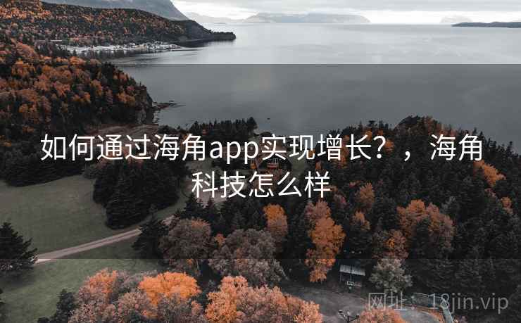 如何通过海角app实现增长？，海角科技怎么样