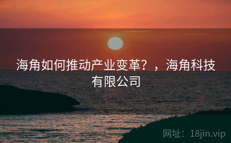 海角如何推动产业变革？，海角科技有限公司
